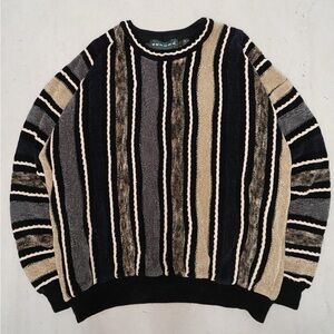 Tundra Men's Multicolor Striped Crewneck Sweater‎